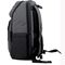 탄성적 주머니와 검은 회색 옥스퍼드 자료 초등학교 가방