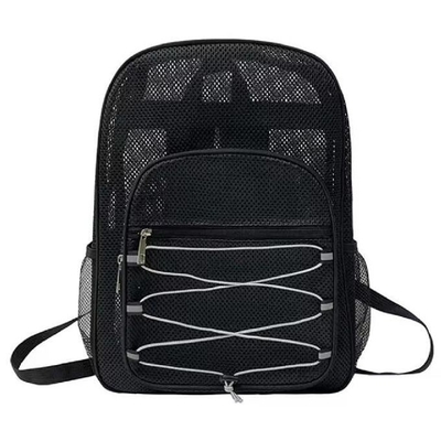 패션 유니섹스 학생 배낭  Mesh 학교 가방 여름  Mesh 해변 배낭