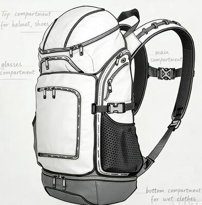 물 저항성 폴리에스터 야외 스포츠 가방