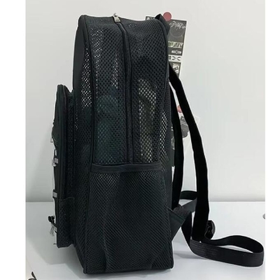 패션 유니섹스 학생 배낭  Mesh 학교 가방 여름  Mesh 해변 배낭