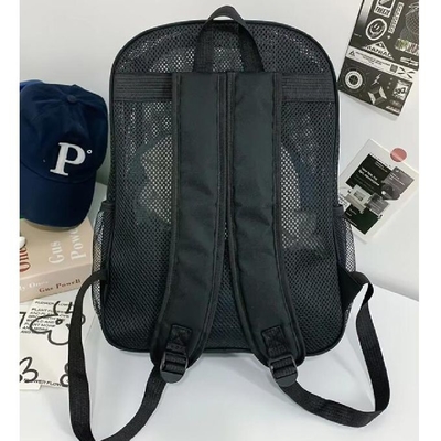 패션 유니섹스 학생 배낭  Mesh 학교 가방 여름  Mesh 해변 배낭