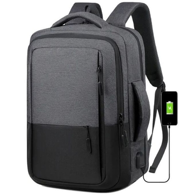 가볍고 방수 편리한 비즈니스 노트북 배낭 USB 충전 포트